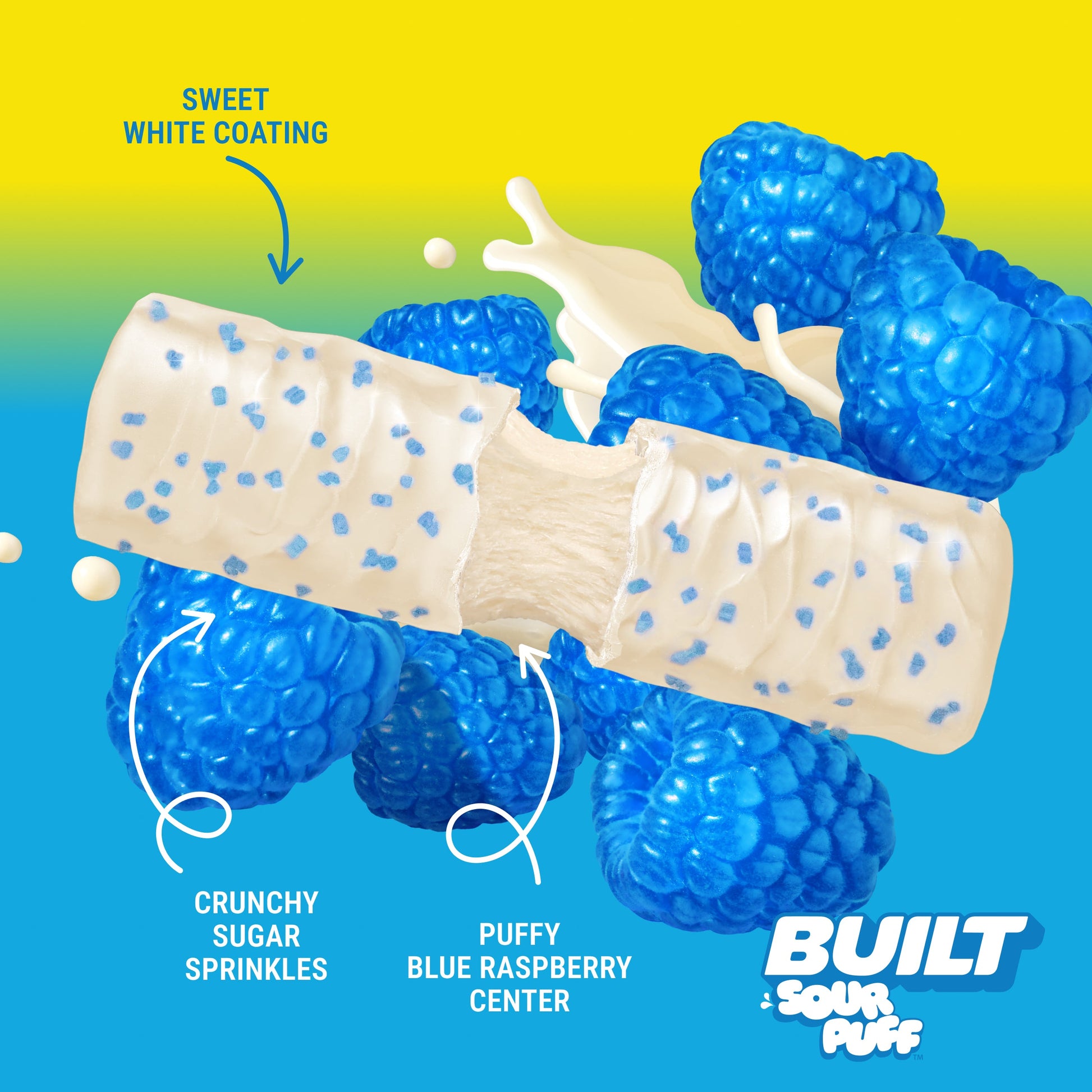 high protein sour puff fitness friendly snack treat