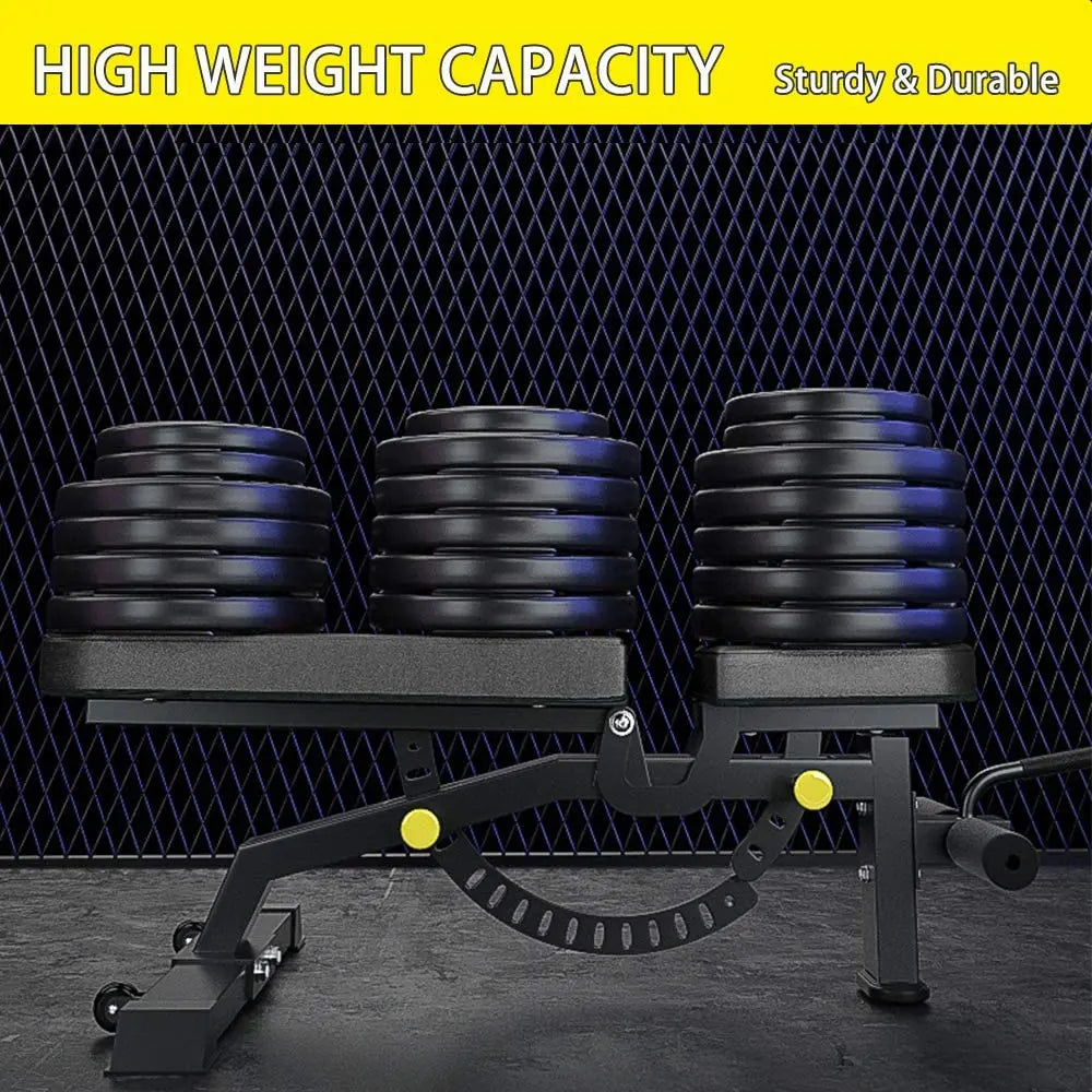 commercial grade fitness bench for gym and home use