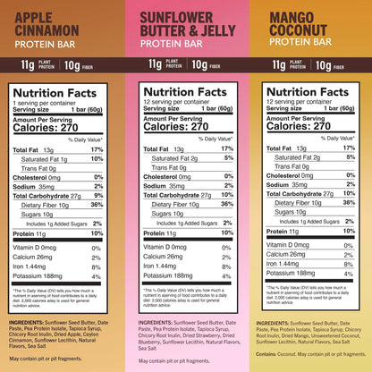 High Protein Bars Variety Pack Amrita Health Foods