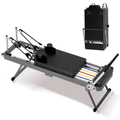 compact foldable pilates machine for small spaces
