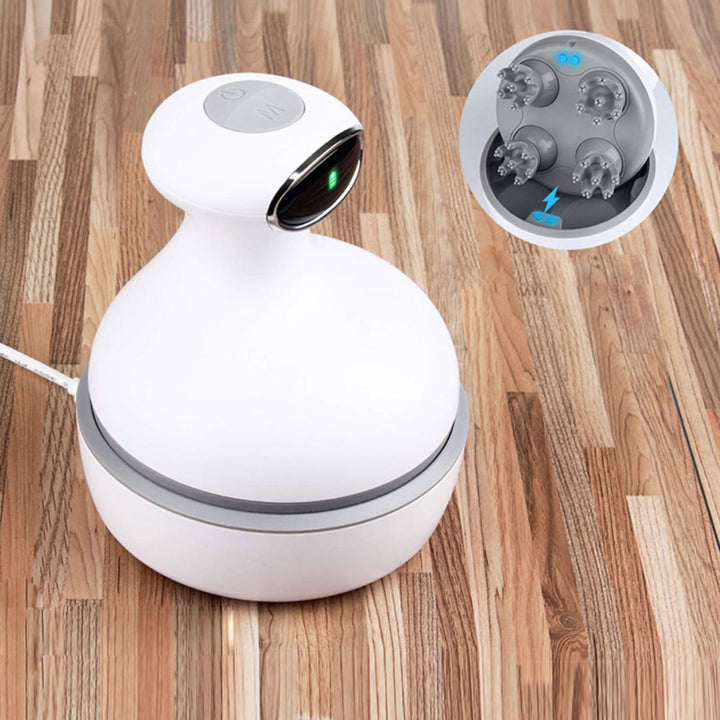 Electric 3D Vibrating Scalp Head & Body Massager