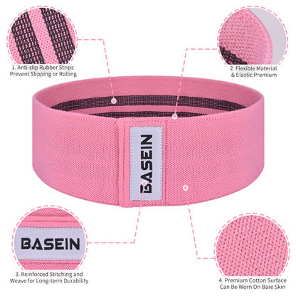 non slip exercise bands for full body resistance training

