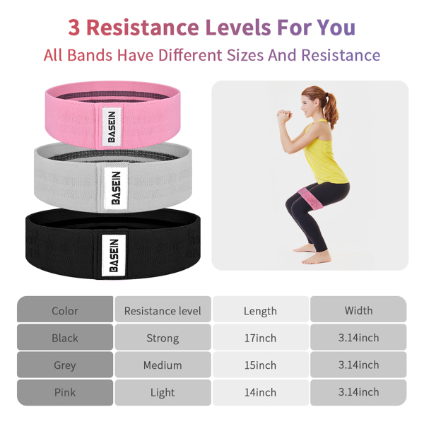 booty bands set for yoga pilates and strength workouts
