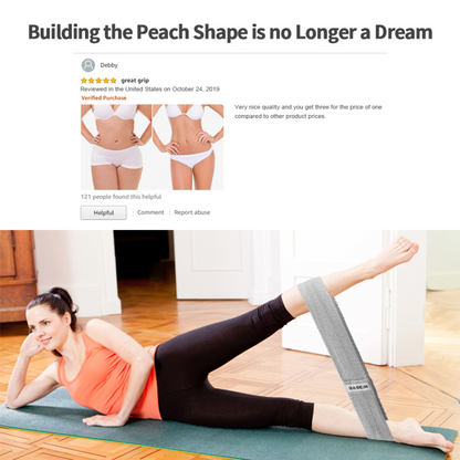 multi level resistance bands set for glute activation