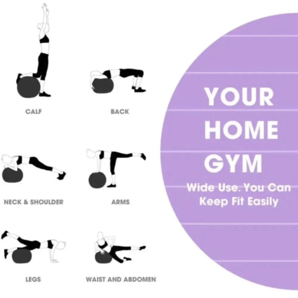 exercise yoga ball for posture improvement and rehab

