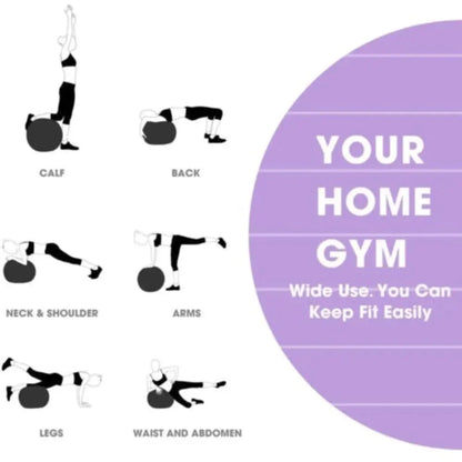 exercise yoga ball for posture improvement and rehab
