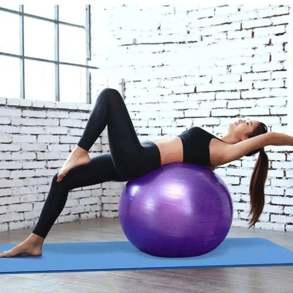 fitness stability ball for home workouts and pilates

