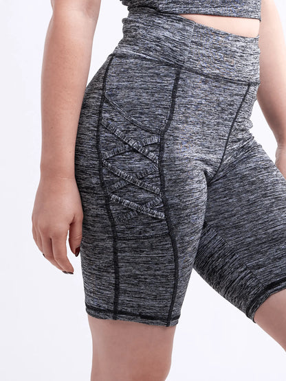 mid thigh workout shorts for women with stylish design