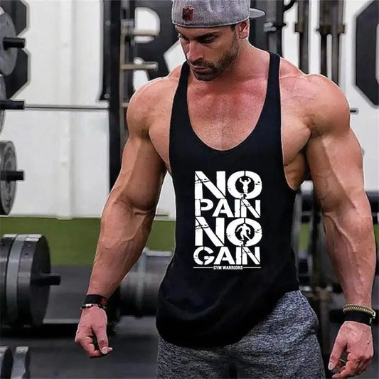 men sleeveless gym shirt breathable workout tank top