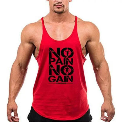 Fashion Bodybuilding Cotton Gym Sleeveless Shirt
