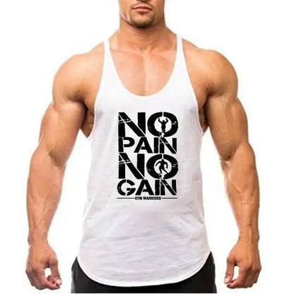 Fashion Bodybuilding Cotton Gym Sleeveless Shirt