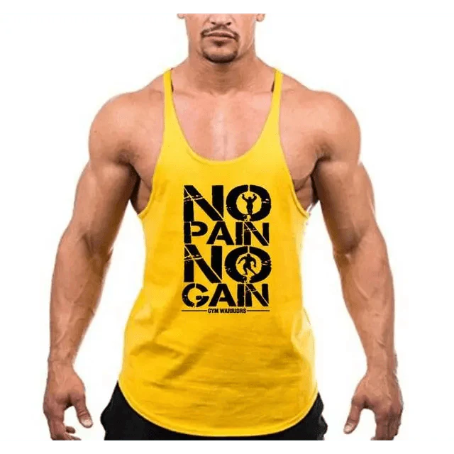Fashion Bodybuilding Cotton Gym Sleeveless Shirt
