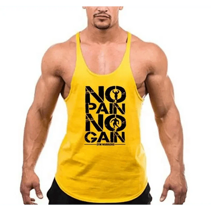 Fashion Bodybuilding Cotton Gym Sleeveless Shirt