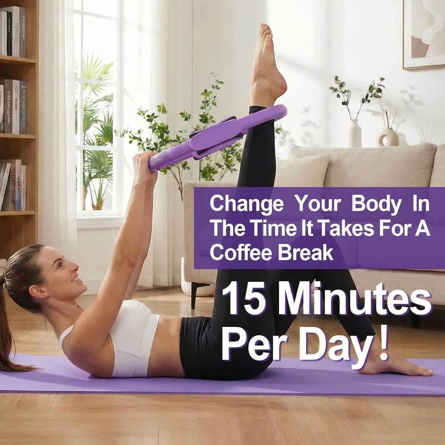 13-Piece Yoga & Pilates Set Sunflower Fields: Where Happiness Grows