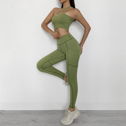 Sportwear Women Yoga Sets Fitness Wear 2peice Suits