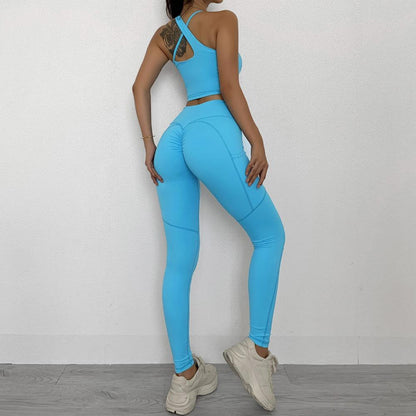 Sportwear Women Yoga Sets Fitness Wear 2peice Suits