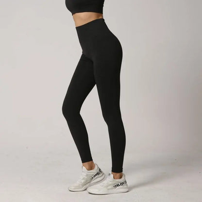 Fitness Running Yoga Pants High Waist Yellow Angel
