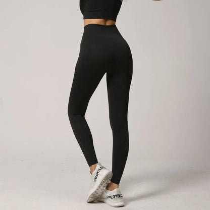 Fitness Running Yoga Pants High Waist Yellow Angel