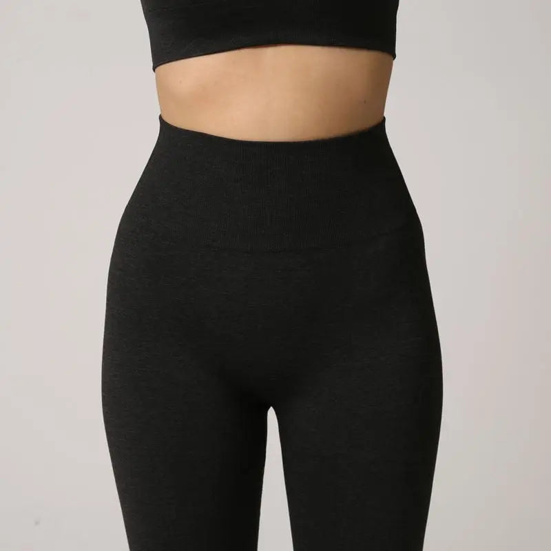 Fitness Running Yoga Pants High Waist Yellow Angel