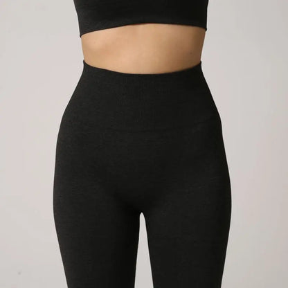 Fitness Running Yoga Pants High Waist Yellow Angel