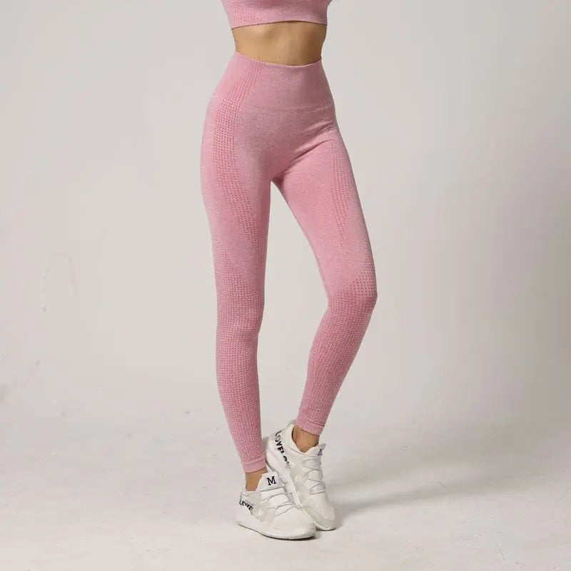 Fitness Running Yoga Pants High Waist Yellow Angel