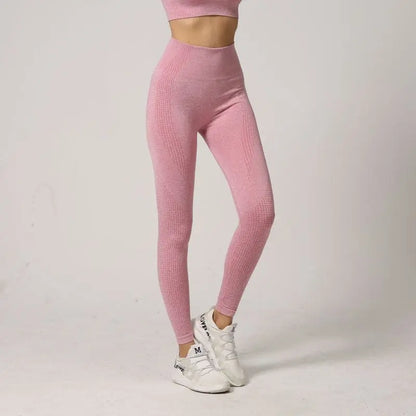 Fitness Running Yoga Pants High Waist Yellow Angel