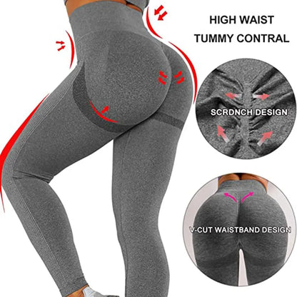 Seamless Yoga Pants Yellow Angel