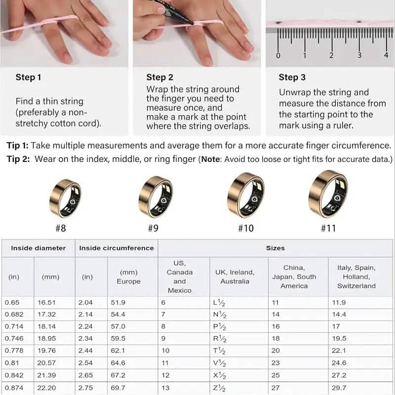 Smart Ring Fitness Assistant DailySale