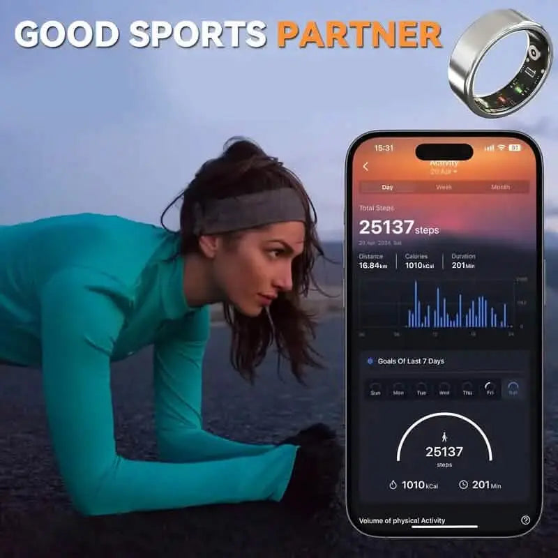 Smart Ring Fitness Assistant DailySale