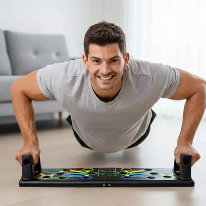 9 in 1 Push Up Rack Board System Fitness Workout Train Gym Exercise Copper Hecuba